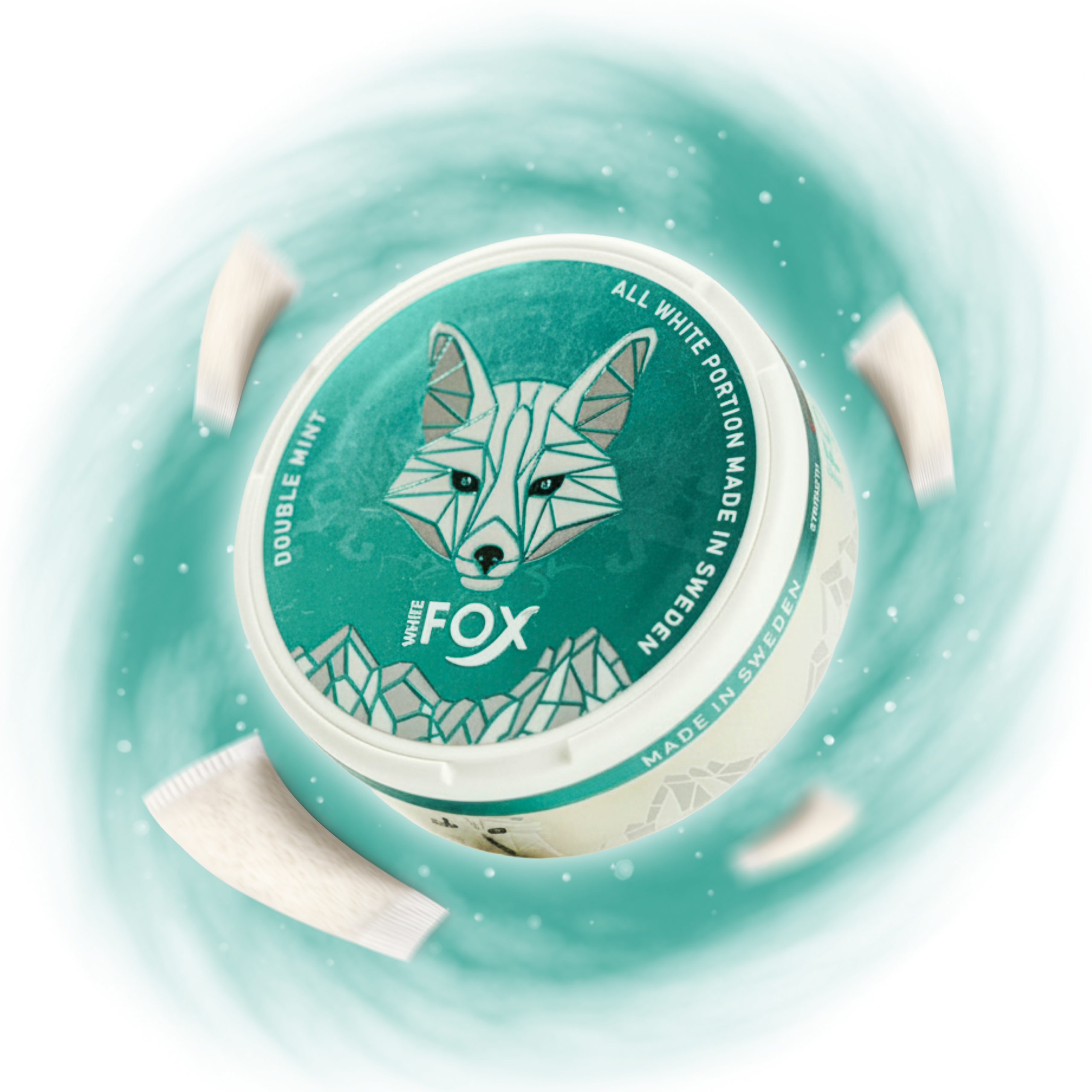 White Fox Slims Double Mint - 12mg